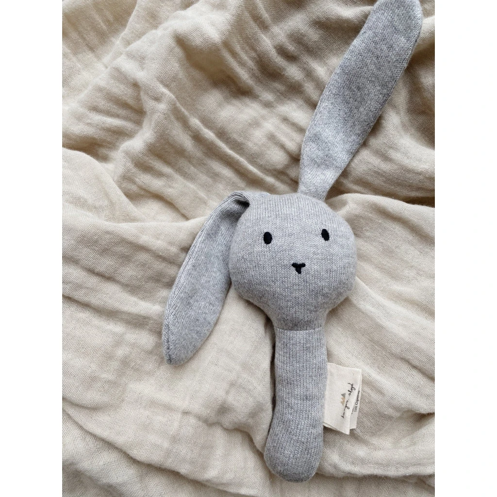 Konges Sløjd Organic Bunny Rattle 4 Konges Sløjd Organic Bunny Rattle