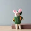 Odin Parker Needle Felted Bunny With Carrot Backpack *New*