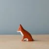 Forest Melody *New* Handmade Wooden Sitting Fox