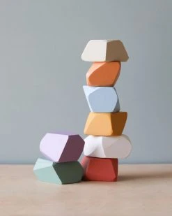*New* Rock Blocks | 8-Piece Stacking Wooden Rocks