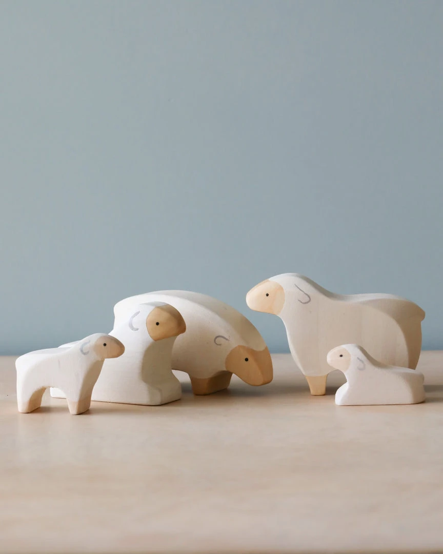 *New* Brin D'Ours | Handmade Wooden Sheep 3 *New* Brin D'Ours | Handmade Wooden Sheep