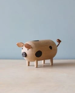 OyOy *New* Handmade Wooden Pig