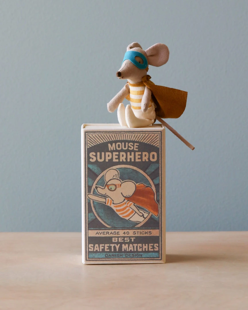 Maileg | Superhero Mouse *New* 3 Maileg | Superhero Mouse *New*