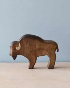 Forest Melody Handmade Wooden Bison *New*