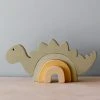 L And Wood Dinosaur Stacking Toy