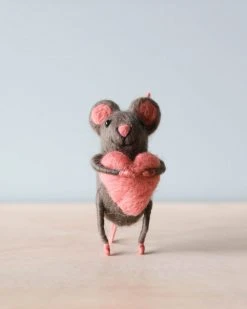 Odin Parker Exclusive *New* Felt Mouse With Heart