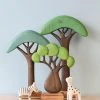 Papoose *New* Wooden African Trees 1 Papoose *New* Wooden African Trees