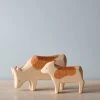 *New* Brin D'Ours | Handmade Spotted Brown Cow Set