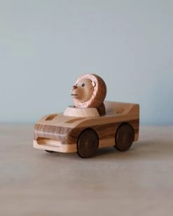 Odin Parker *New* Wooden Animal Pull-Back Car