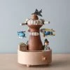 Wooderful Life *New* Wooden Airplane Music Box