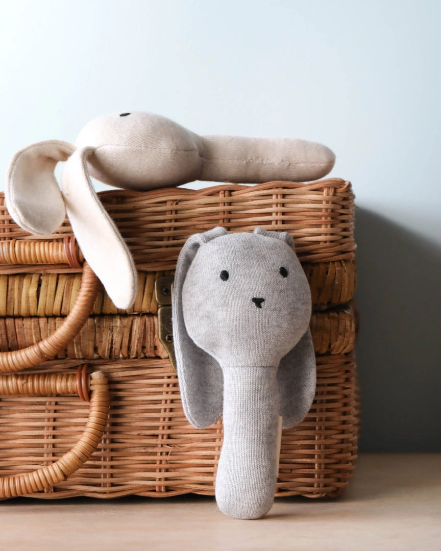 Konges Sløjd Organic Bunny Rattle 3 Konges Sløjd Organic Bunny Rattle