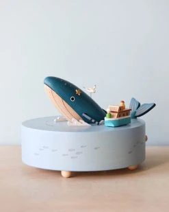 Wooderful Life *New* Pre-order: Wooden Whale Music Box (ships End Of July)