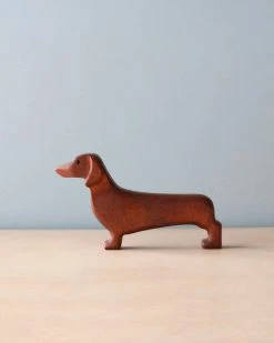 Forest Melody Handmade Wooden Dachshund Dog *New*