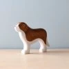 Forest Melody *New* Handmade Wooden St. Bernard Dog