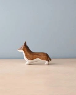 Forest Melody *New* Handmade Wooden Corgi Dog