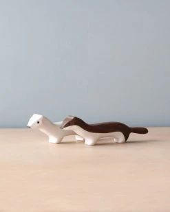 Forest Melody Handmade Wooden Weasel Set *New*