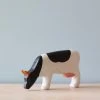 Forest Melody Handmade Wooden Cow