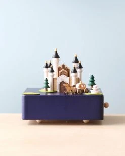 Wooderful Life *New* Wooden Castle Music Box