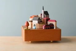 Wooderful Life Wooden Train Music Box - European Town *New*