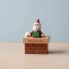Wooderful Life Mini Santa Music Box *New*