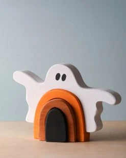 Sensoryplay *New* Handmade Wooden Ghost Stacker