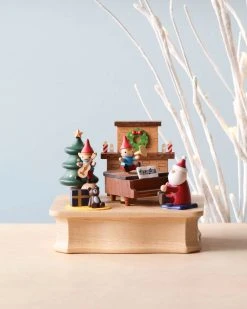 Wooderful Life *New* Santa's Christmas Concert Music Box