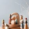 Gnezdo Handmade Wooden Peg Dolls Nativity Scene 1 Gnezdo Handmade Wooden Peg Dolls Nativity Scene