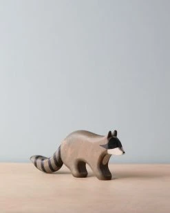 Forest Melody Handmade Wooden Raccoon *New*