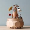 Wooderful Life Pre-order: Wooden Spaceship Music Box (ships End Of July)