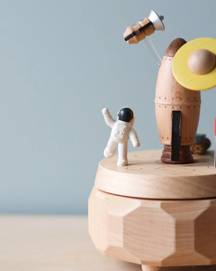 Wooderful Life Pre-order: Wooden Spaceship Music Box (ships End Of July) 4 Wooderful Life Pre-order: Wooden Spaceship Music Box (ships End Of July)