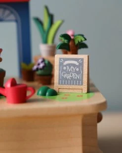 Wooderful Life Wooden Fox Gardener Music Box