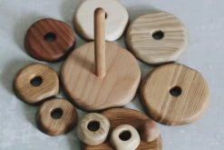 Tateplota Handmade Wooden Pyramid Stacker *New*