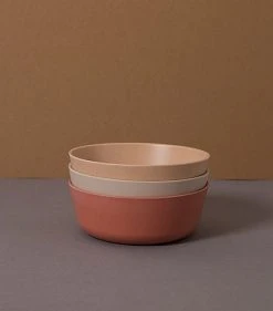 Cink Bamboo Bowl 3 Pack - Fog/Rye/Brick *New*