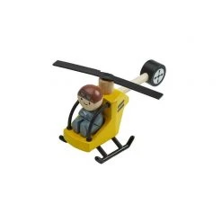 Plan Toys Wooden Helicopter & Pilot