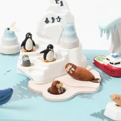 Wooderful Life Wooden Antartica Music Box