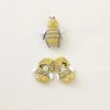 Albetta *New* Organic Baby Booties And Rattle - Bee