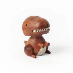 Odin Parker *New* Wooden T-Rex Bobblehead