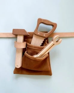 Odin Parker Wooden Tools & Suede Tool Belt *New* 9 Odin Parker Wooden Tools & Suede Tool Belt *New*