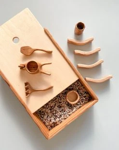 Tateplota Handmade Pretend Garden Sensory Kit
