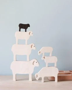 Bajo *New* Wooden Sheep Puzzle & Stacker