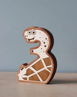 Circle Solid *New* Wooden Animal Numbers (0-9) - Made In USA