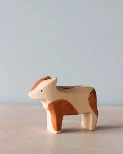 *New* Brin D'Ours | Handmade Spotted Brown Cow Set