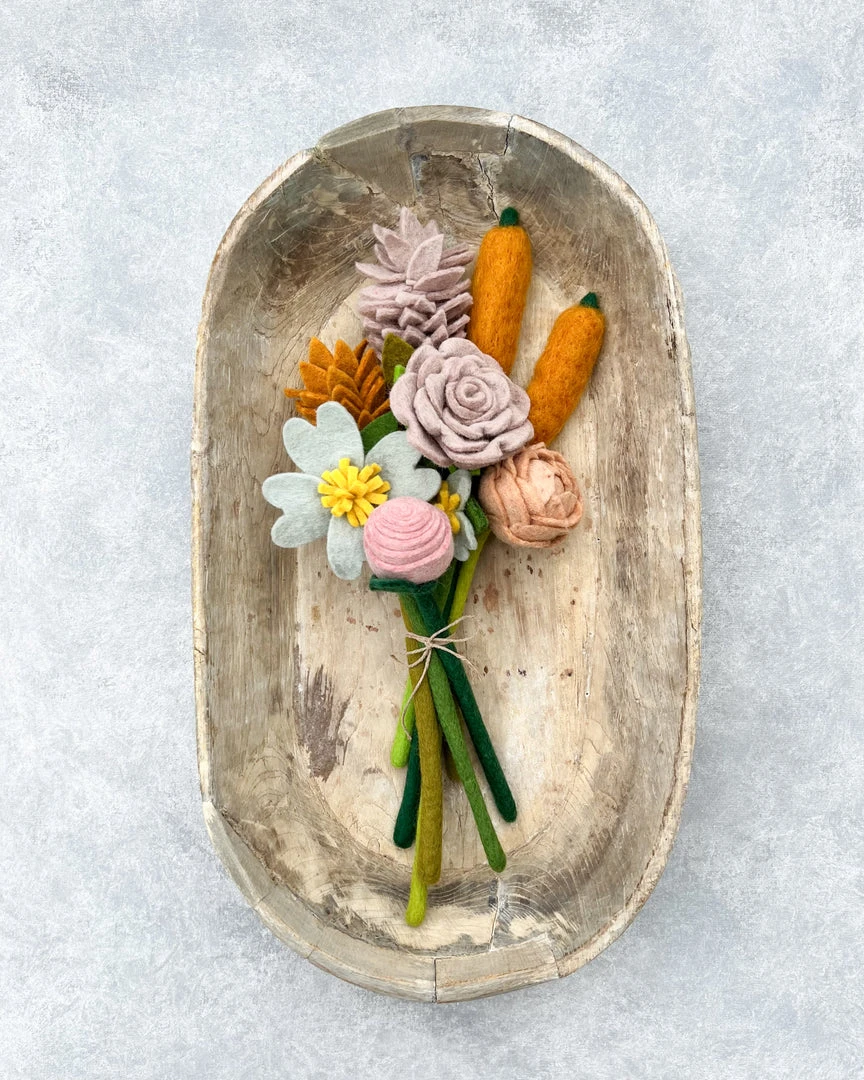 Odin Parker *New* Medium Felt Flower Bouquet 3 Odin Parker *New* Medium Felt Flower Bouquet