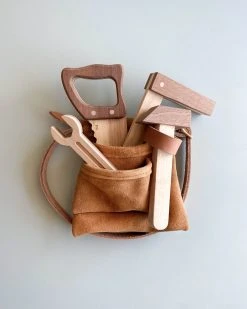 Odin Parker Wooden Tools & Suede Tool Belt *New*
