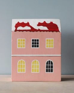 Creative Coop Handmade Wooden Christmas Building *New*