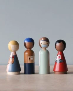 Goose Grease Essential Workers Peg Dolls *New*
