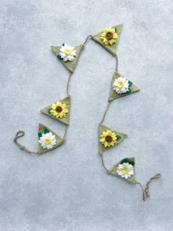 Odin Parker *New* Sunflower & Daisy Bunting Banner