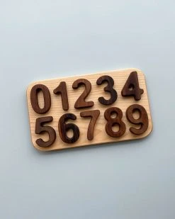 Oyuncakhouse Walnut Number Puzzle
