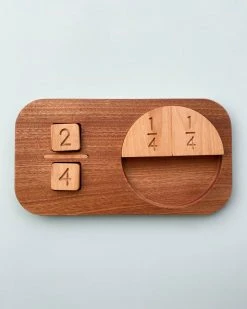 Odin Parker *New* Wooden Fraction Puzzle - Made In USA