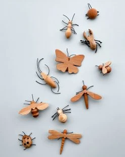 Odin Parker Exclusive Handmade 11-Piece Wooden Insects